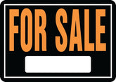 Hy-Ko Hy-Glo Series 801 Identification Sign, For Sale, Fluorescent Orange Legend, Aluminum